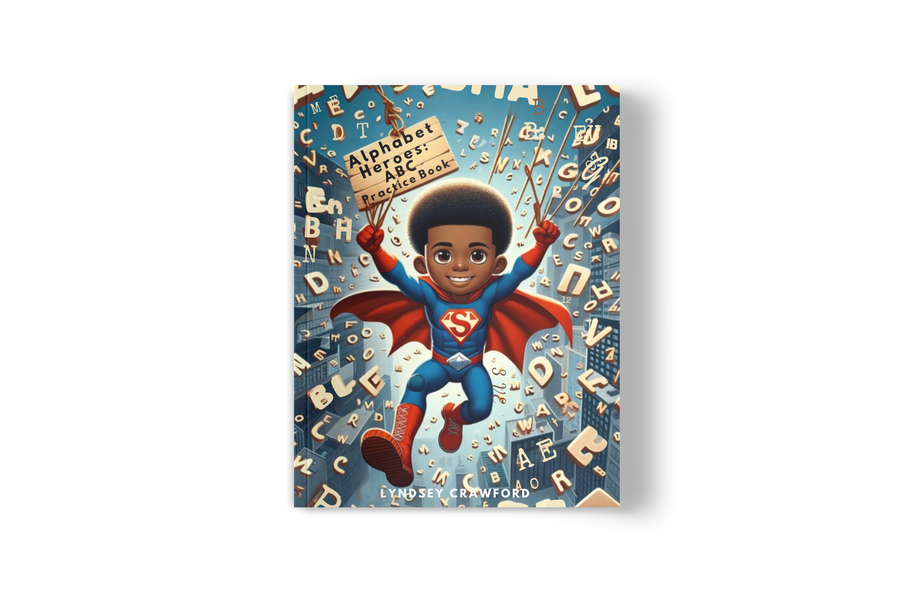 Alphabet Heroes practice book